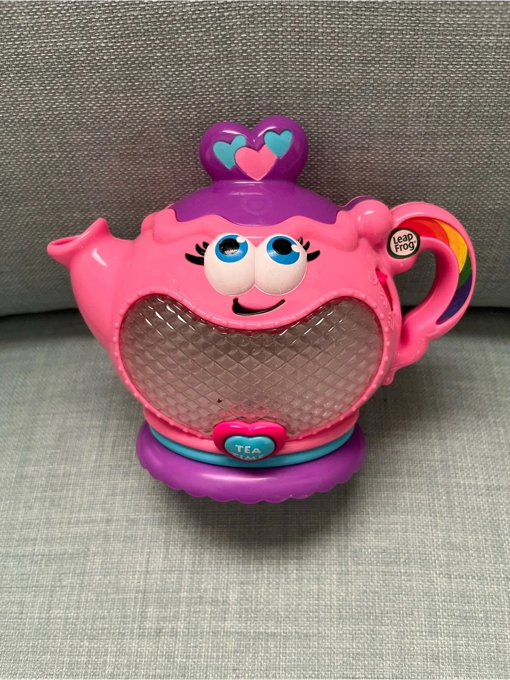 Leap Frog Musical Rainbow Tea Party Teapot/Kettle Light-Up 2018 Mirror Top Works
